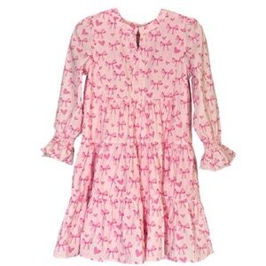 Shop the Mint Girl’s Bows & Hearts Ruffle Dress 
Size 12/14